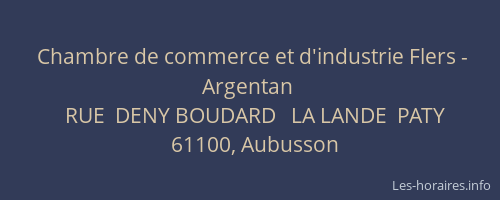 Chambre de commerce et d'industrie Flers - Argentan