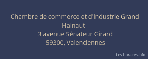Chambre de commerce et d'industrie Grand Hainaut