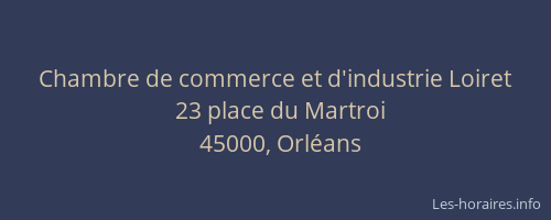 Chambre de commerce et d'industrie Loiret