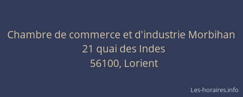 Chambre de commerce et d'industrie Morbihan