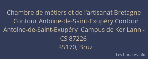 Chambre de métiers et de l'artisanat Bretagne