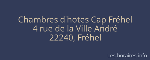 Chambres d'hotes Cap Fréhel
