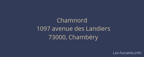 Chamnord