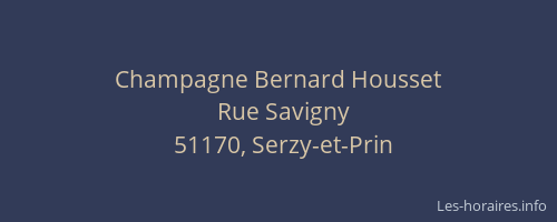 Champagne Bernard Housset