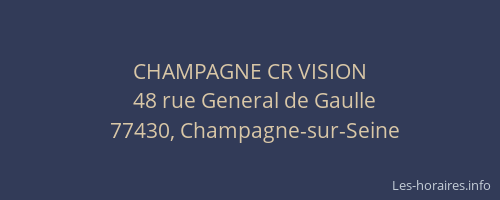CHAMPAGNE CR VISION