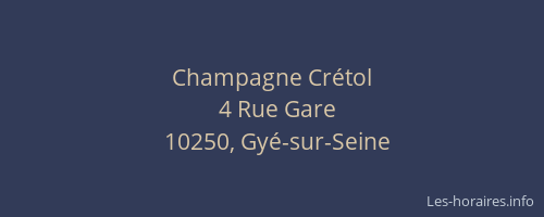 Champagne Crétol