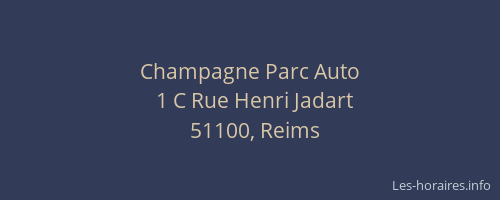 Champagne Parc Auto