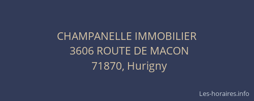CHAMPANELLE IMMOBILIER