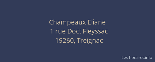 Champeaux Eliane