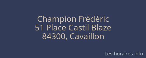 Champion Frédéric