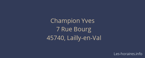 Champion Yves