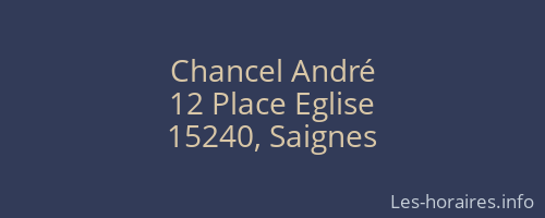 Chancel André