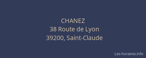 CHANEZ