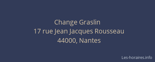 Change Graslin