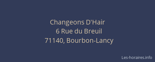 Changeons D'Hair