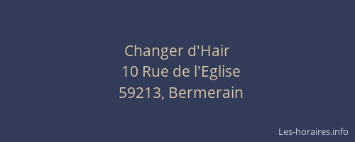 Changer d'Hair