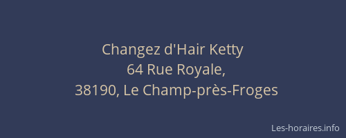Changez d'Hair Ketty