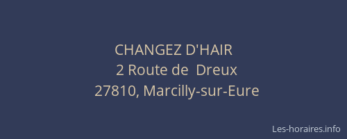 CHANGEZ D'HAIR