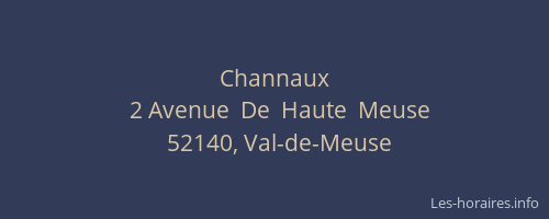 Channaux
