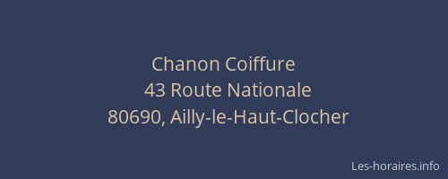 Chanon Coiffure