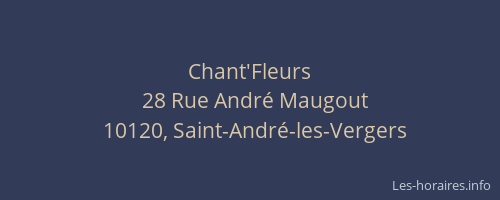 Chant'Fleurs