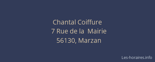 Chantal Coiffure