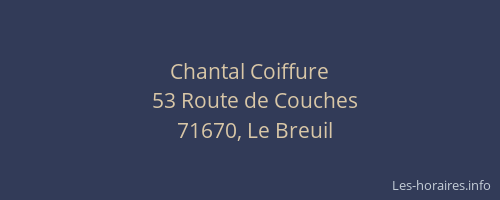 Chantal Coiffure
