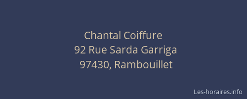 Chantal Coiffure