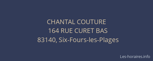 CHANTAL COUTURE