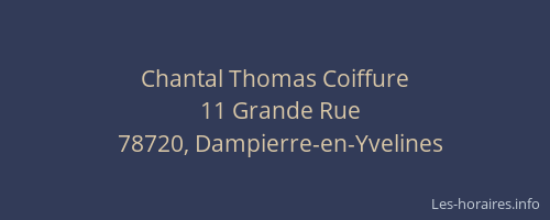 Chantal Thomas Coiffure