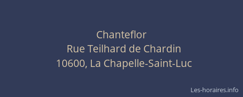 Chanteflor