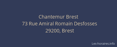 Chantemur Brest