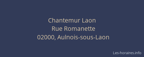 Chantemur Laon