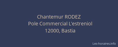 Chantemur RODEZ