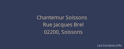 Chantemur Soissons