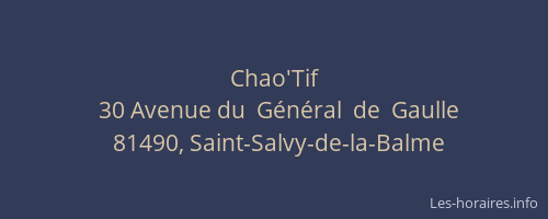 Chao'Tif