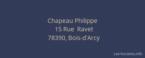 Chapeau Philippe