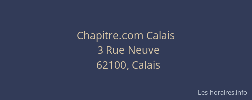 Chapitre.com Calais