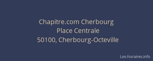 Chapitre.com Cherbourg