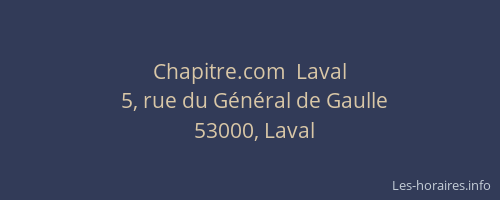 Chapitre.com  Laval