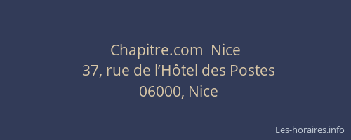 Chapitre.com  Nice
