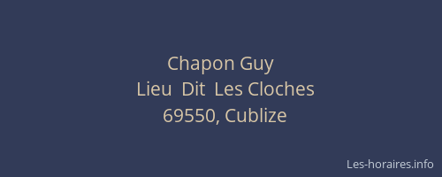 Chapon Guy