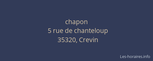 chapon