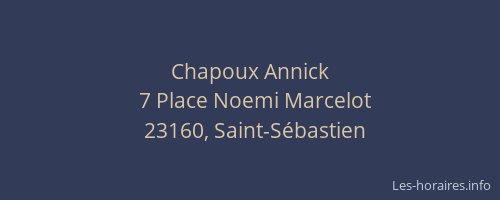Chapoux Annick