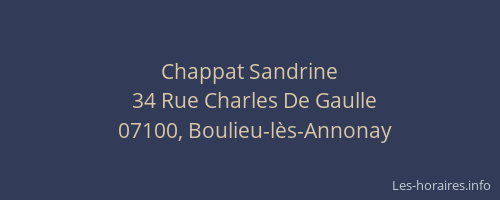 Chappat Sandrine