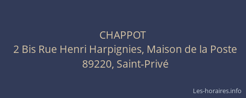 CHAPPOT