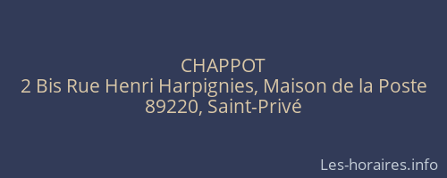 CHAPPOT