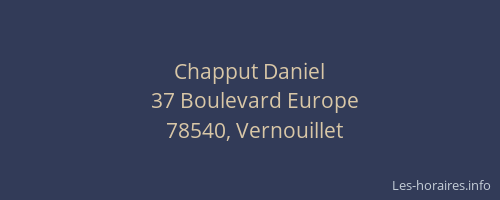 Chapput Daniel