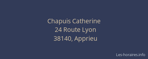Chapuis Catherine