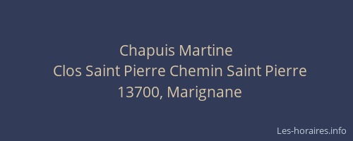 Chapuis Martine